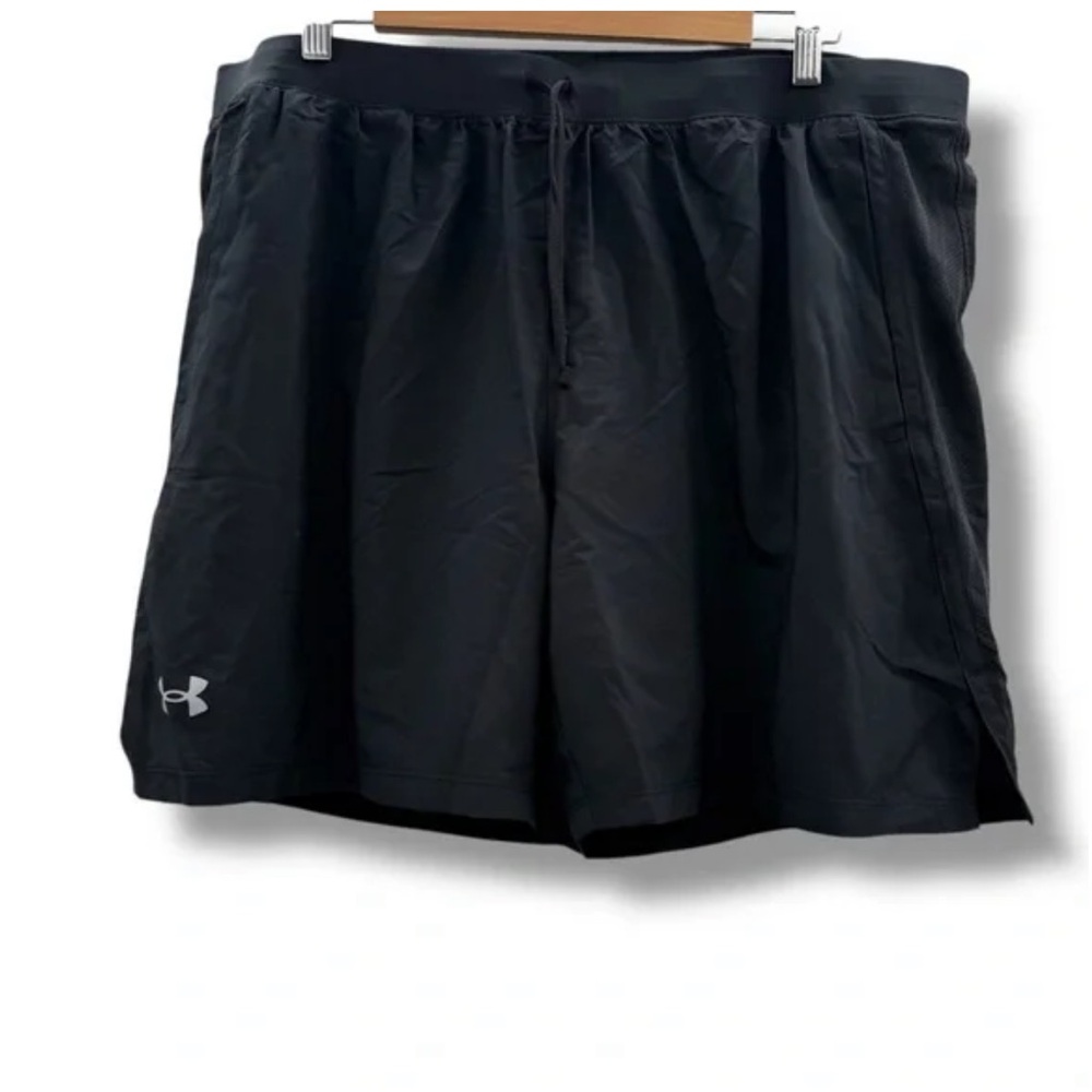 Under Armour Men's Launch Run 7" 2-in-1 Shorts in Black Sz 2XL‎ NEW